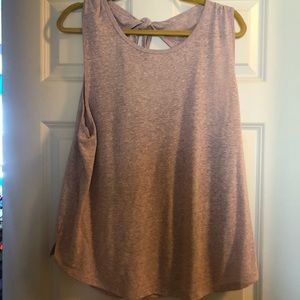 Blush Pink top with tie back